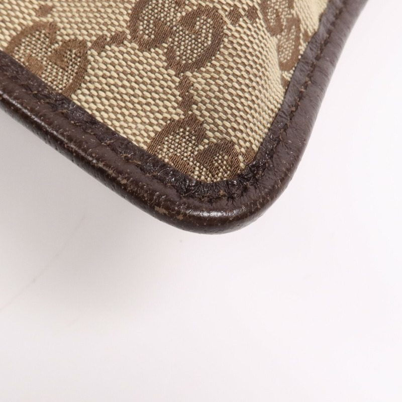 GUCCI 帆布Cross Carry Bag銀扣肩背袋-9