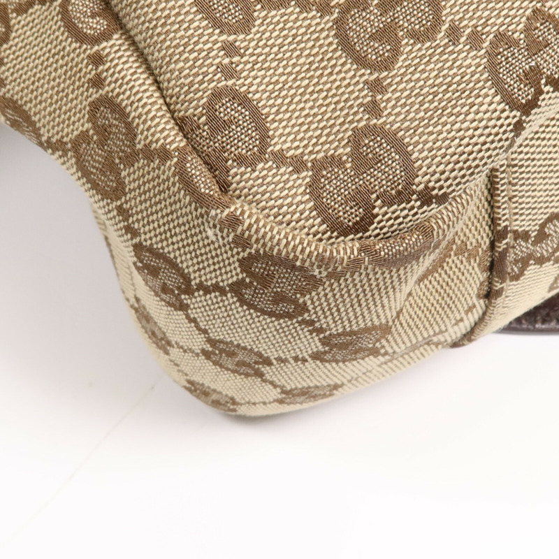 GUCCI 帆布Cross Carry Bag銀扣肩背袋-7