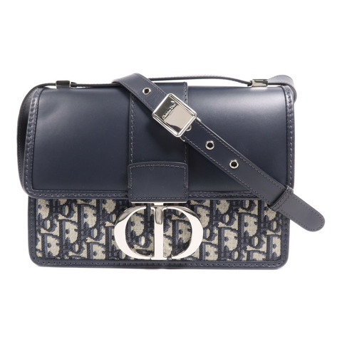 Dior 帆布Montaigne 30銀扣肩背袋