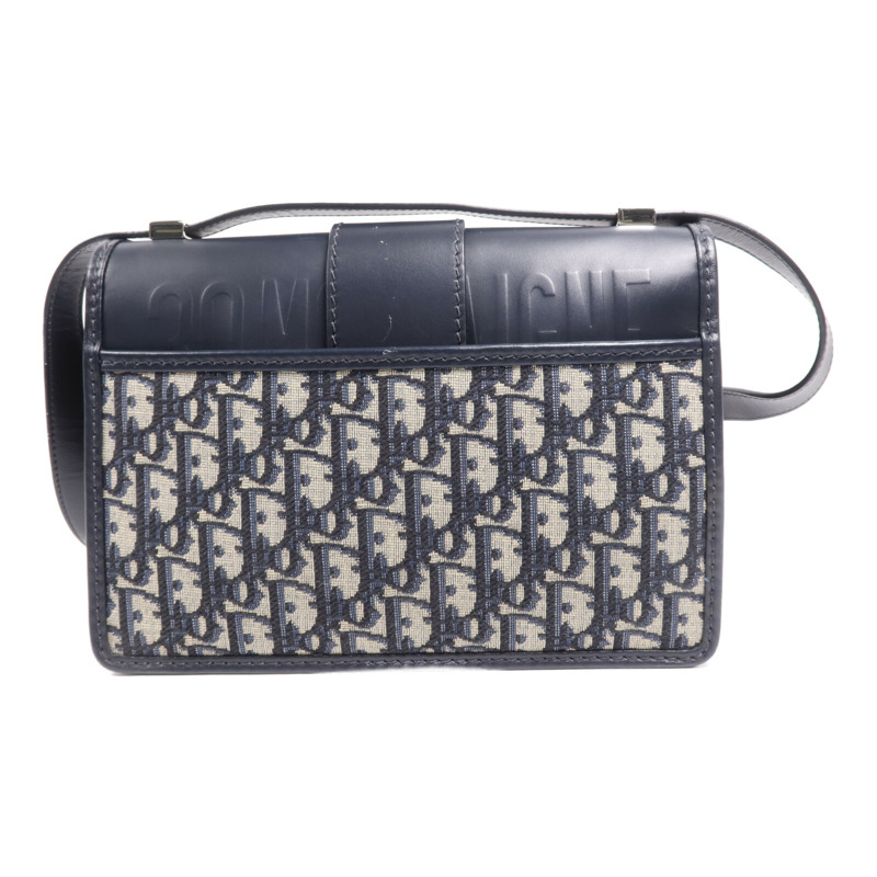 Dior 帆布Montaigne 30銀扣肩背袋-1