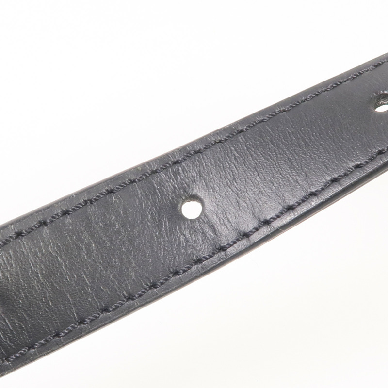 LOUIS VUITTON Damier Graphite Danube Slim PM銀扣肩背袋-15