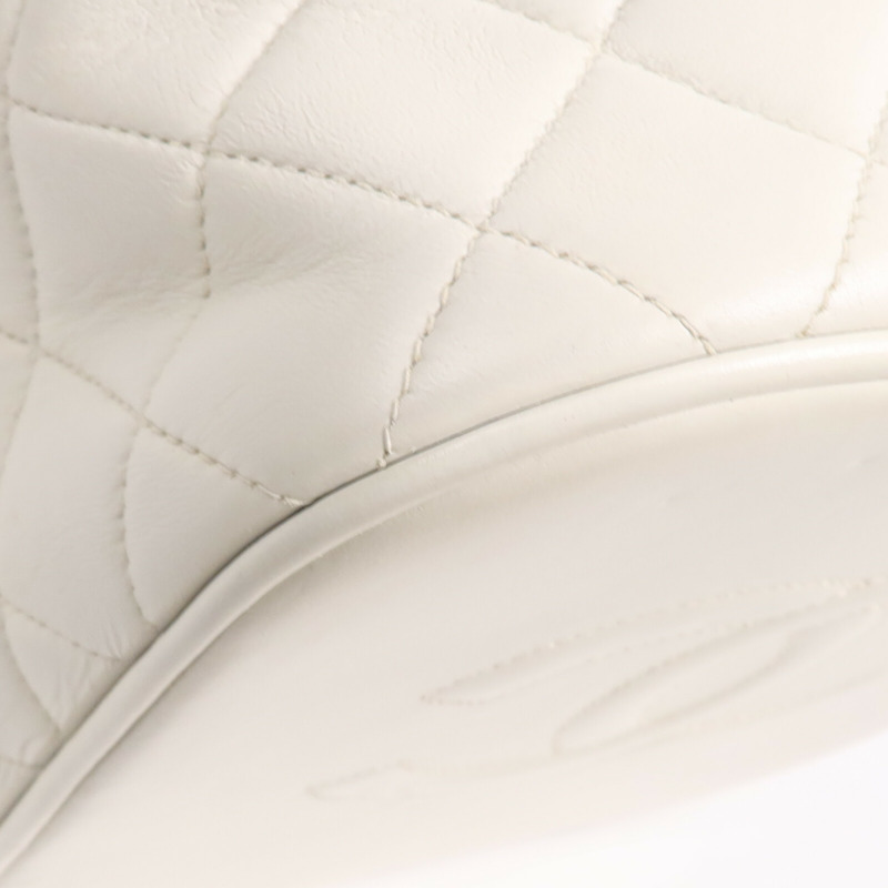 CHANEL 牛皮皮革Vanity Bag金扣鏈帶肩背袋-10