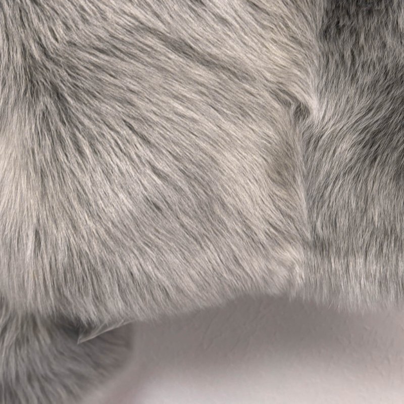 ::LOEWE::  羅意威 灰色秋冬羔羊皮草外套 36號-5