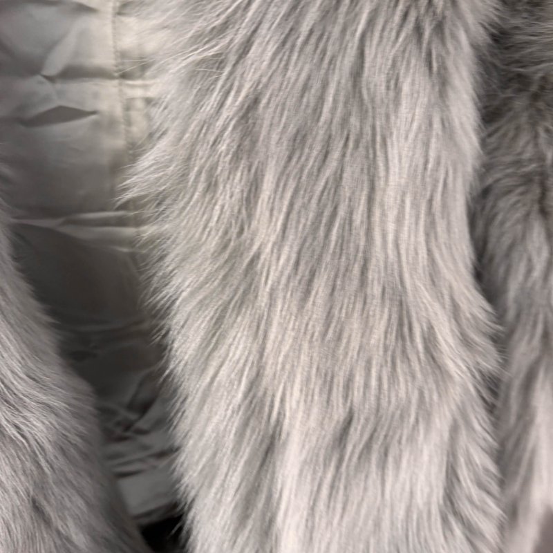 ::LOEWE::  羅意威 灰色秋冬羔羊皮草外套 36號-13