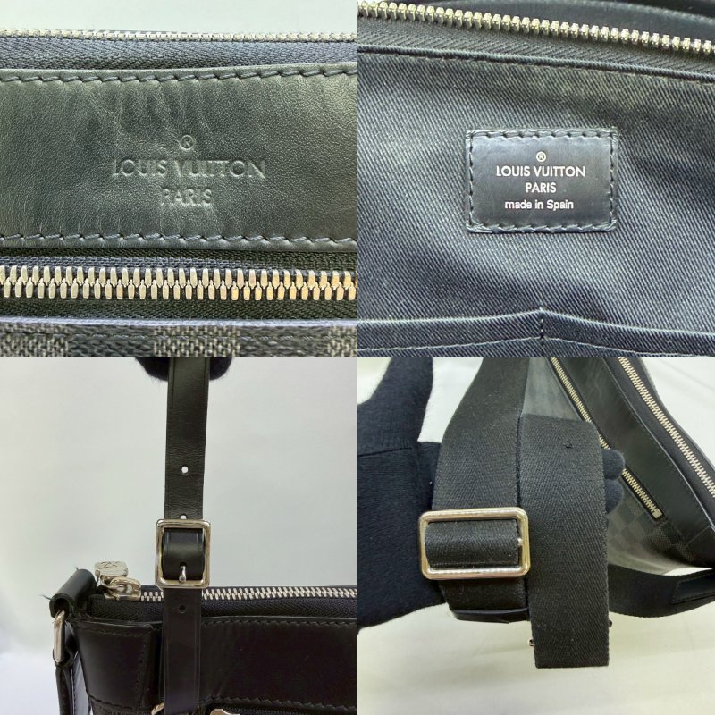 LV MICK PM黑棋盤郵差斜背包-6