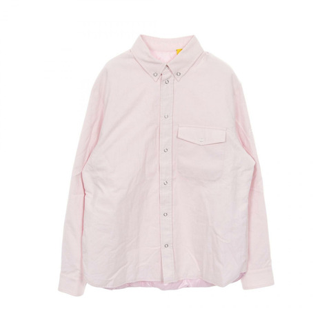 MONCLER GENIUS 7 FRAGMENT HIROSHI FUJIWARA 絎縫襯衫外套 其他上衣 K109U2F00002M5271 棉質 粉紅色 二手 男士