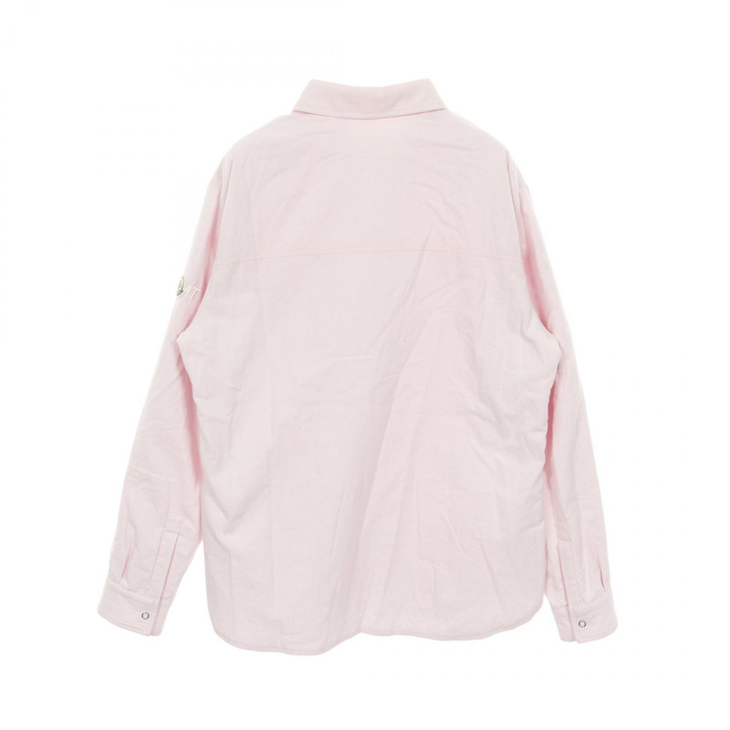 MONCLER GENIUS 7 FRAGMENT HIROSHI FUJIWARA 絎縫襯衫外套 其他上衣 K109U2F00002M5271 棉質 粉紅色 二手 男士-1