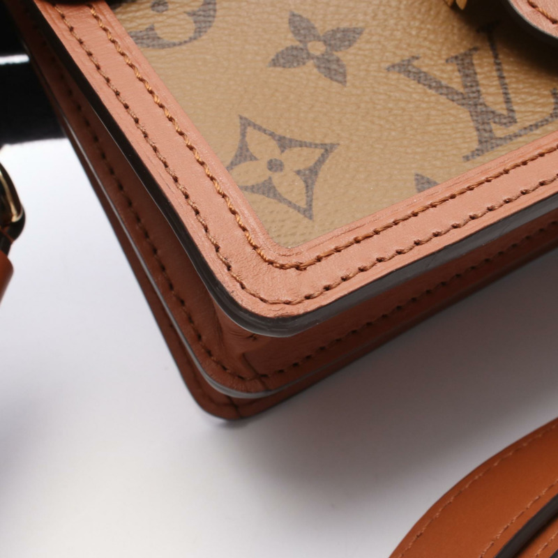 路易威登 Dauphine MINI 肩斜背包 M45959 Monogram 反色棕色-4