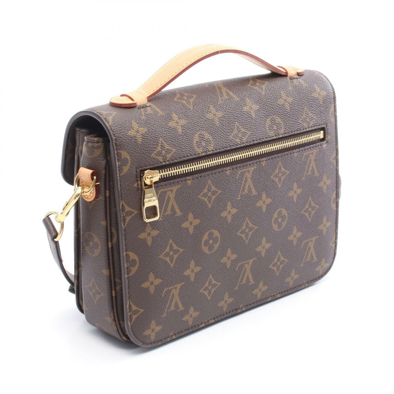 路易威登 Pochette Metis MM 斜背包 M44875 Monogram 棕色皮革-1