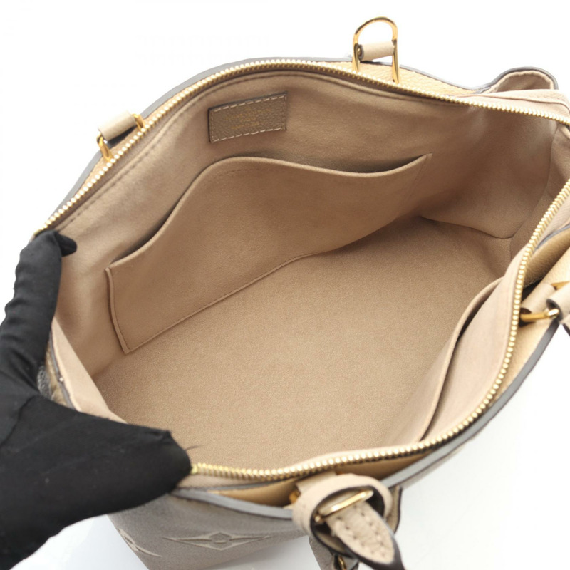 路易威登 Petit Palais PM 斜背包手提包 M58914 Monogram Empreinte 米色-2