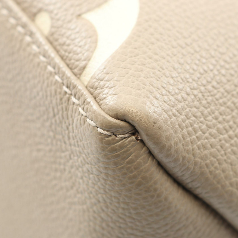 路易威登 Petit Palais PM 斜背包手提包 M58914 Monogram Empreinte 米色-5