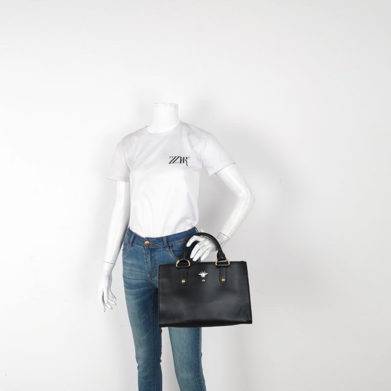 Dior D-Bee 黑色牛皮 公事包 手提包-3