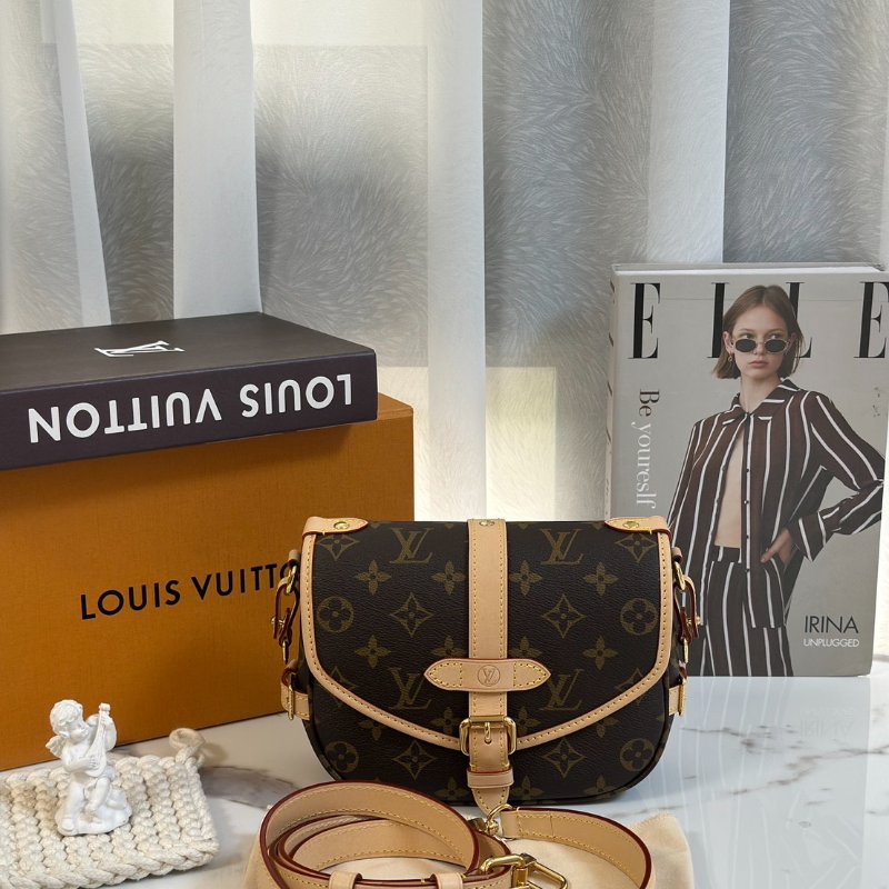 LOUIS VUITTON Saumur BB雙子星馬鞍包-7