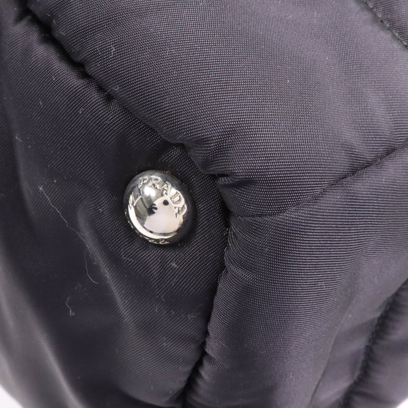 PRADA 尼龍2 Way Shoulder Bag銀扣手挽肩背兩用袋-9