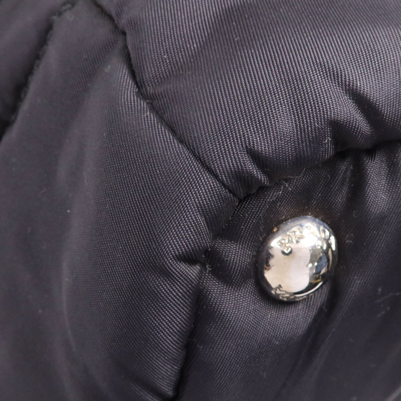 PRADA 尼龍2 Way Shoulder Bag銀扣手挽肩背兩用袋-10