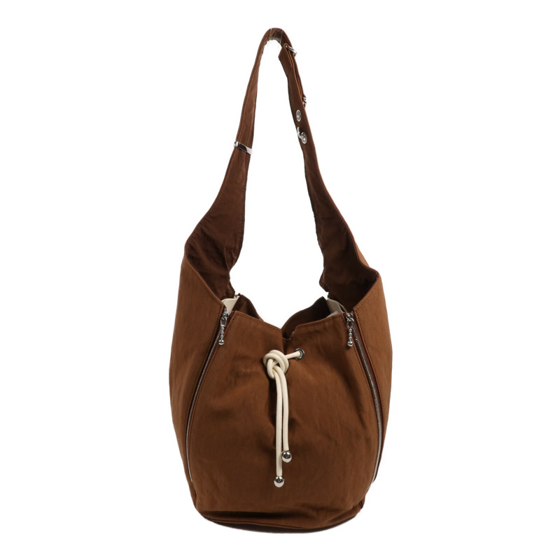 Tory Burch 帆布Large Zip銀扣肩背袋-1