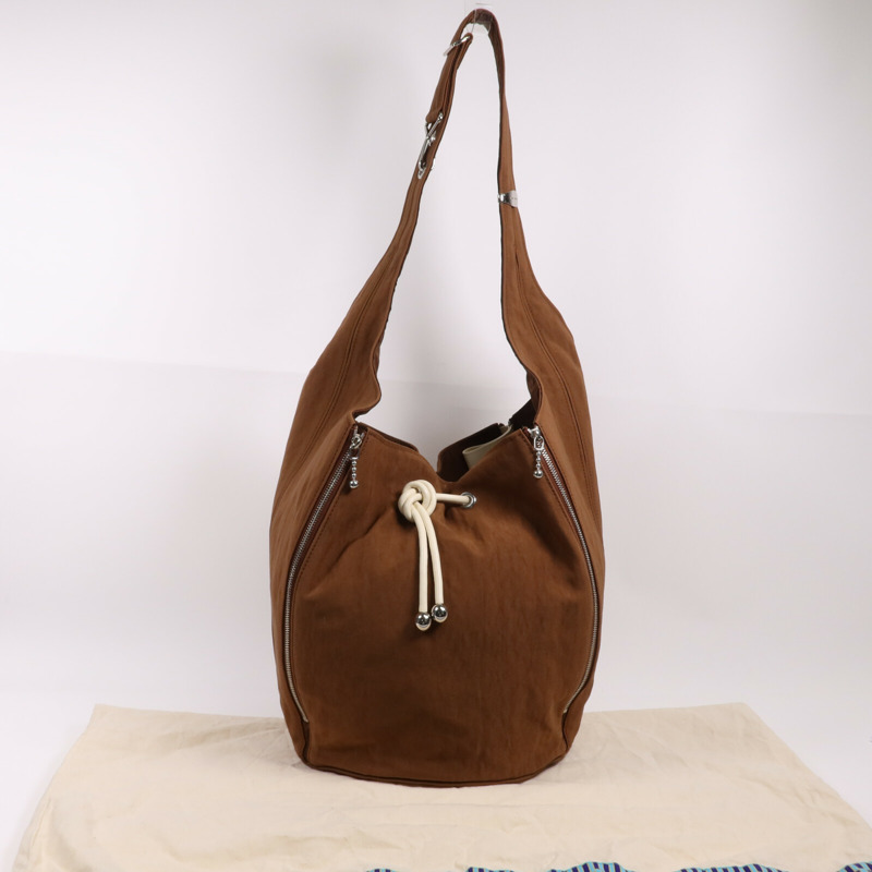 Tory Burch 帆布Large Zip銀扣肩背袋-8