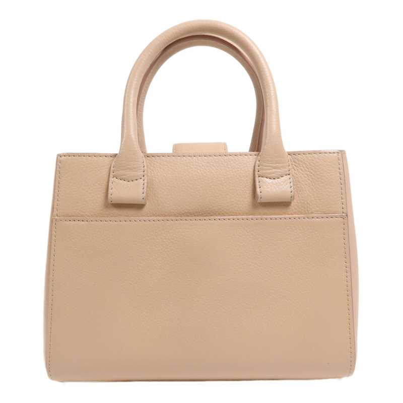 CHANEL 牛皮皮革2 Way Shoulder Bag金扣手挽肩背兩用袋-1