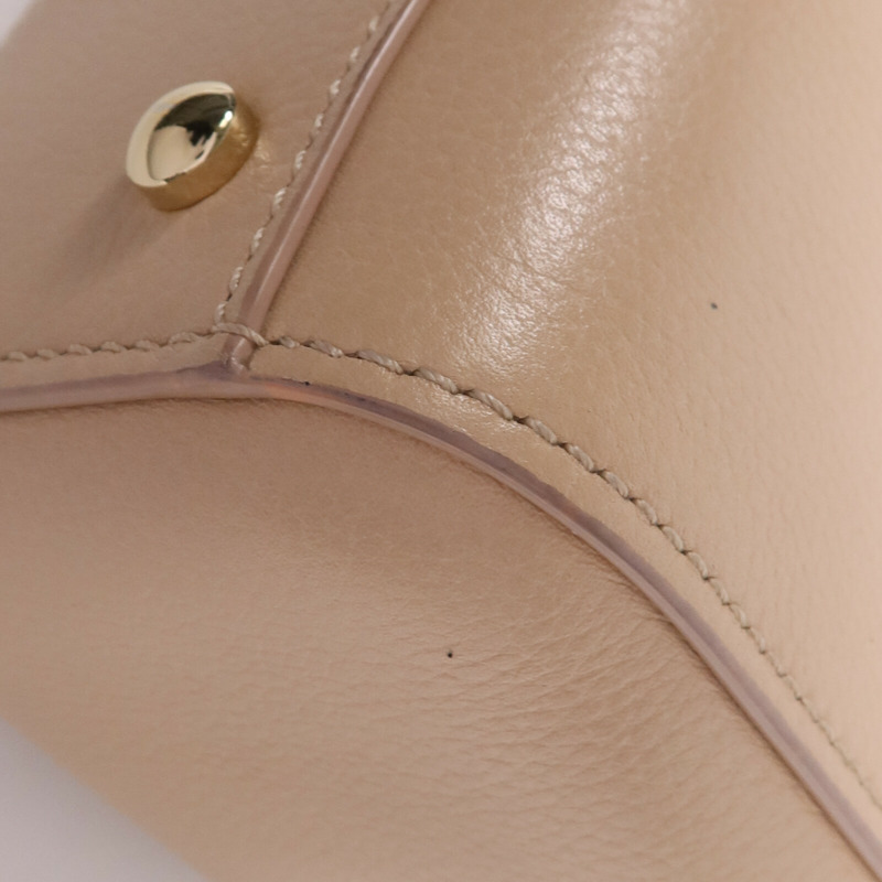 CHANEL 牛皮皮革2 Way Shoulder Bag金扣手挽肩背兩用袋-6