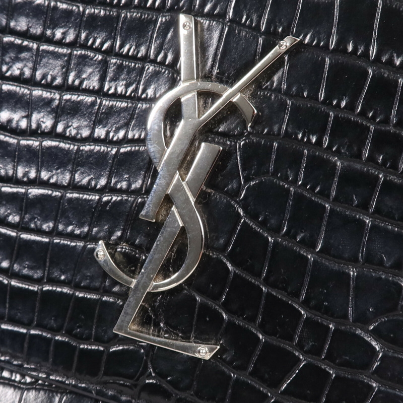 SAINT LAURENT 牛皮皮革Sunset Medium銀扣鏈帶肩背袋-13