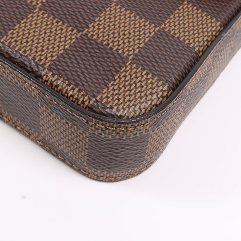 LOUIS VUITTON Damier Ebene Pochette Felicie金扣肩背袋-9