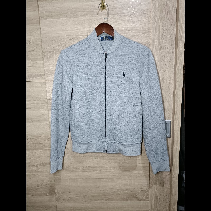 Polo Ralph Lauren RL 灰色 棉質 棒球外套 男S-0