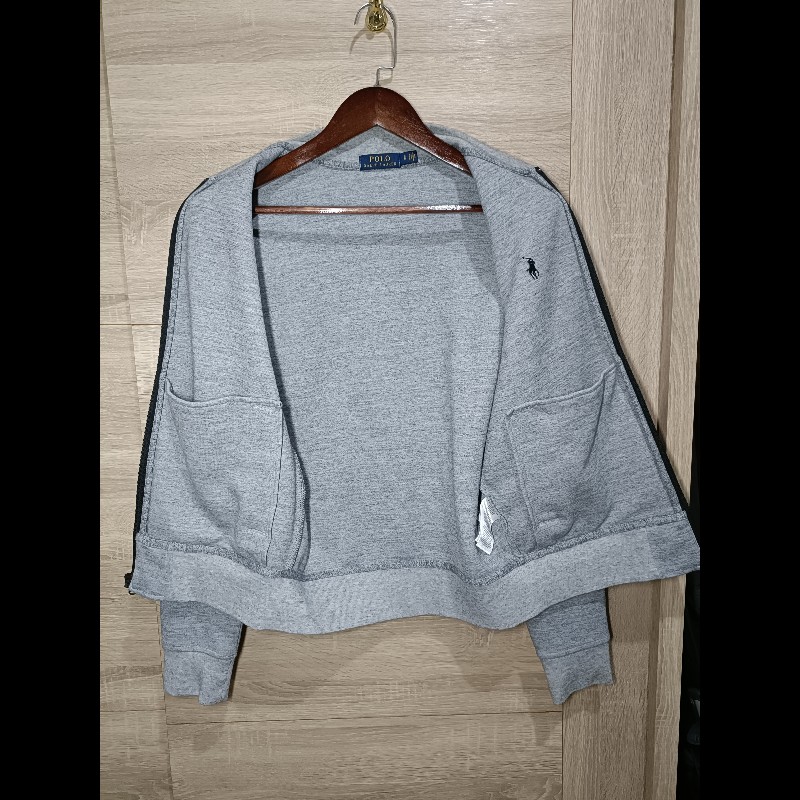 Polo Ralph Lauren RL 灰色 棉質 棒球外套 男S-4