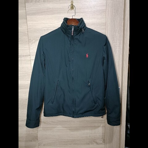 Polo Ralph Lauren RL 黑色 可收帽 立領 防風外套 男S