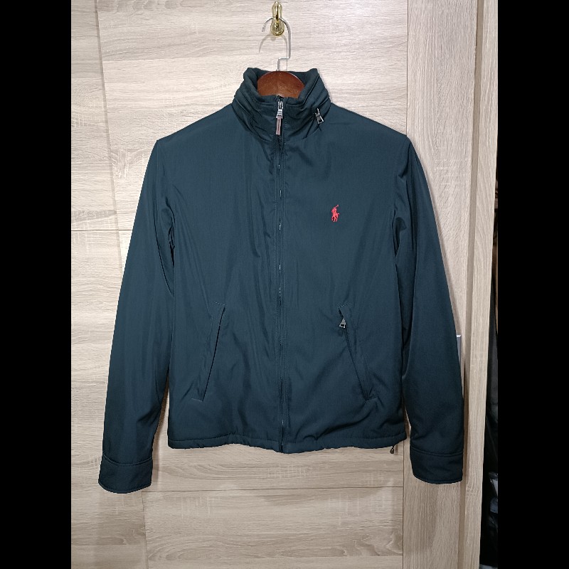 Polo Ralph Lauren RL 黑色 可收帽 立領 防風外套 男S-0