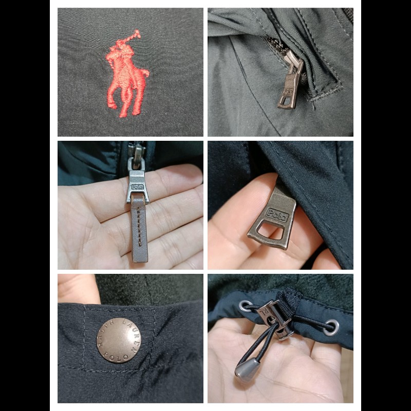 Polo Ralph Lauren RL 黑色 可收帽 立領 防風外套 男S-7