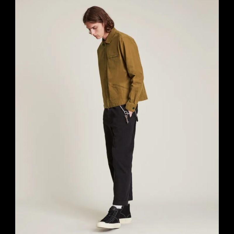 Allsaints Curtis Jacket 卡其色 人字紋 布勞森外套 男S-3