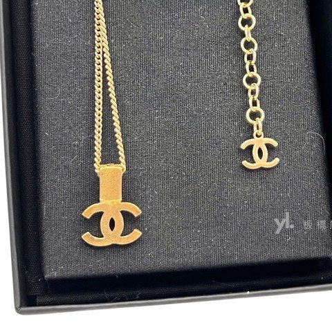 Chanel項鍊 金色雙C coco crush花紋項鍊-0