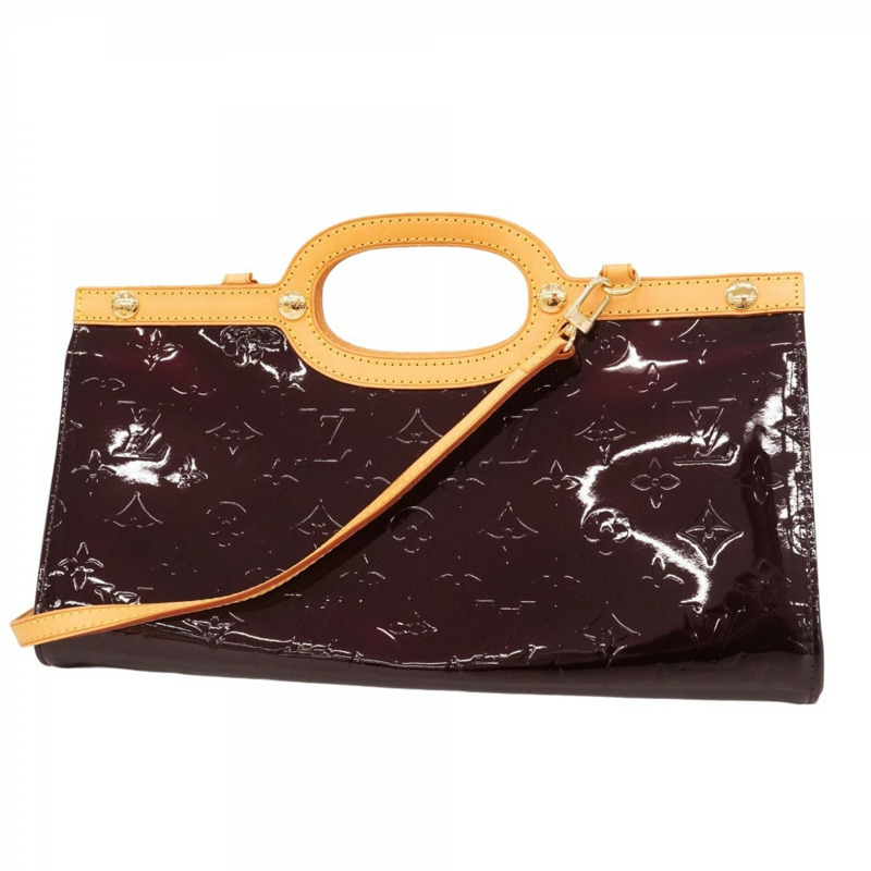 路易威登 Vernis Roxbury Drive 手提包 M91995 紫紅色 2-Way 女士包 (P1705920)-0