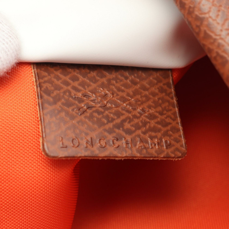 Longchamp Cabas Longchamp L 購物手提包 HGH744 尼龍皮革 橙色 全新-3