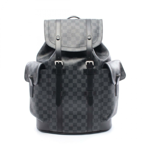 路易威登 Christopher PM 雙肩包 N41379 Damier Graphite 二手男款