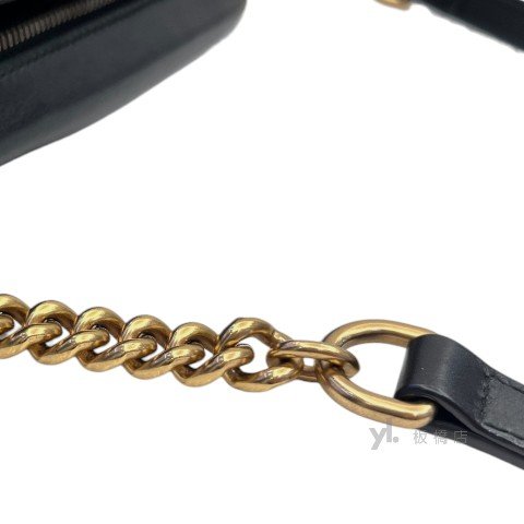 Gucci包包 Marmont黑白山型紋相機包447632-6