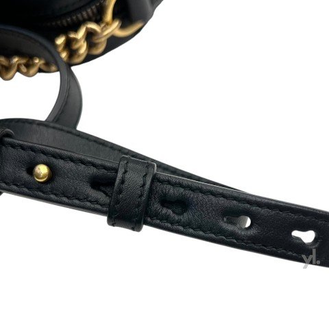 Gucci包包 Marmont黑白山型紋相機包447632-7