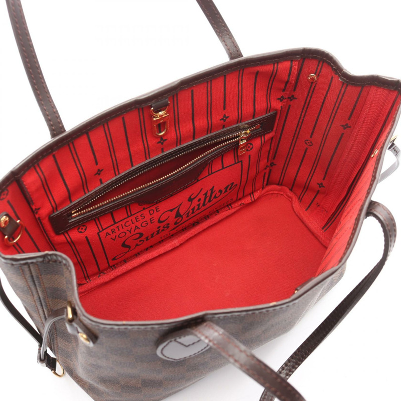 路易威登 Neverfull PM 手提包 N51109 Damier Ebene 皮革二手-2