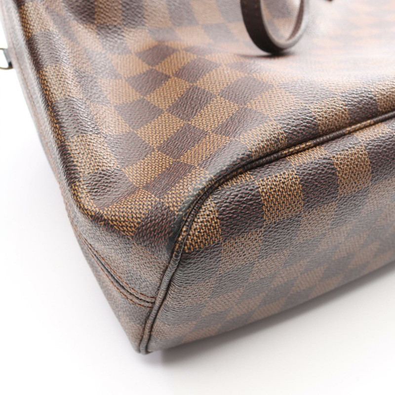 路易威登 Neverfull PM 手提包 N51109 Damier Ebene 皮革二手-12