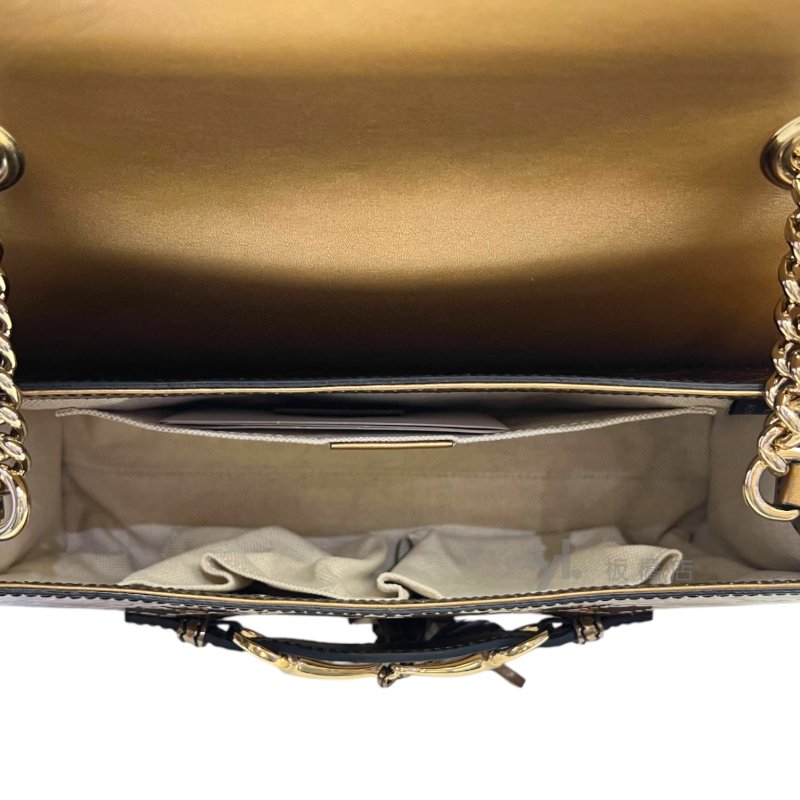 Gucci包包 青銅色壓紋漆皮肩背包295402-5