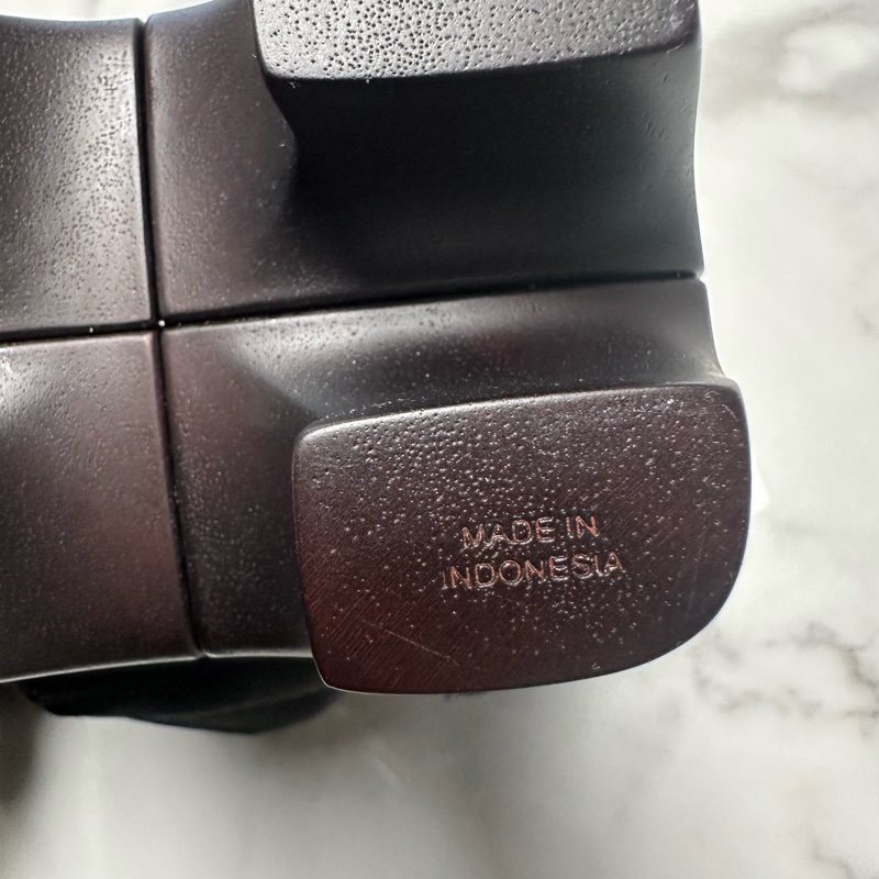 HERMES爱马仕 Lao 积木拼图纸镇 桌面 13cm 摆件 乌木棕色-7