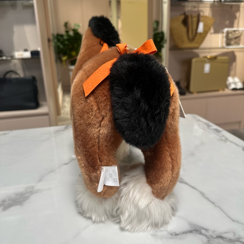 HERMES爱马仕 赫米毛绒马摆件 摆件 棕色-3