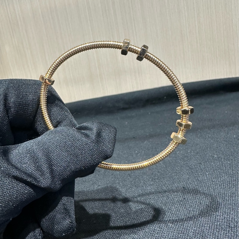 CARTIER卡地亚 ECROU DE CARTIER系列 18K手镯-3