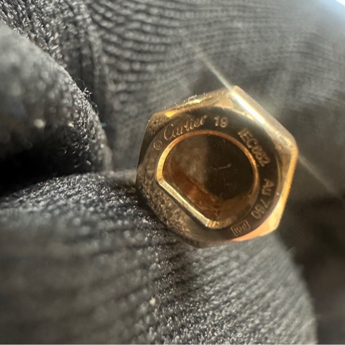 CARTIER卡地亚 ECROU DE CARTIER系列 18K手镯-5