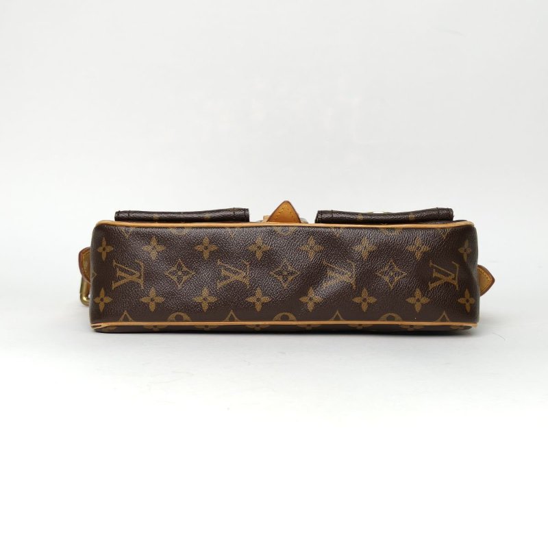 LOUIS VUITTON 老花PVC2005中古曼哈頓單肩包肩背包-4