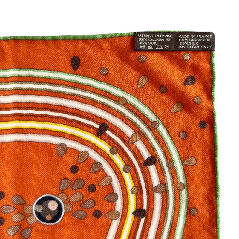 HERMES Le Laboratoire du Temps shawl 140 時光實驗室 羊絨 圍巾-6