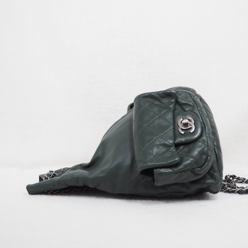 CHANEL 軍綠色兩用背囊-3