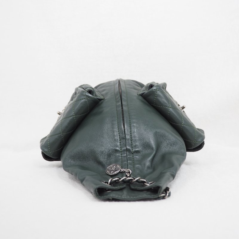 CHANEL 軍綠色兩用背囊-4