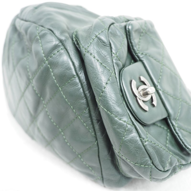 CHANEL 軍綠色兩用背囊-7