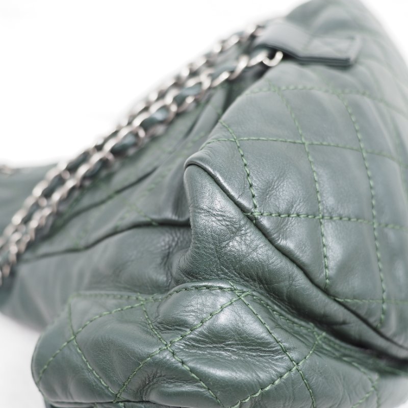 CHANEL 軍綠色兩用背囊-8